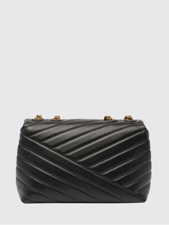 26SS 토리버치 키라 쉐브론 스몰 컨버터블 숄더백 90452 001 Black - TORY BURCH