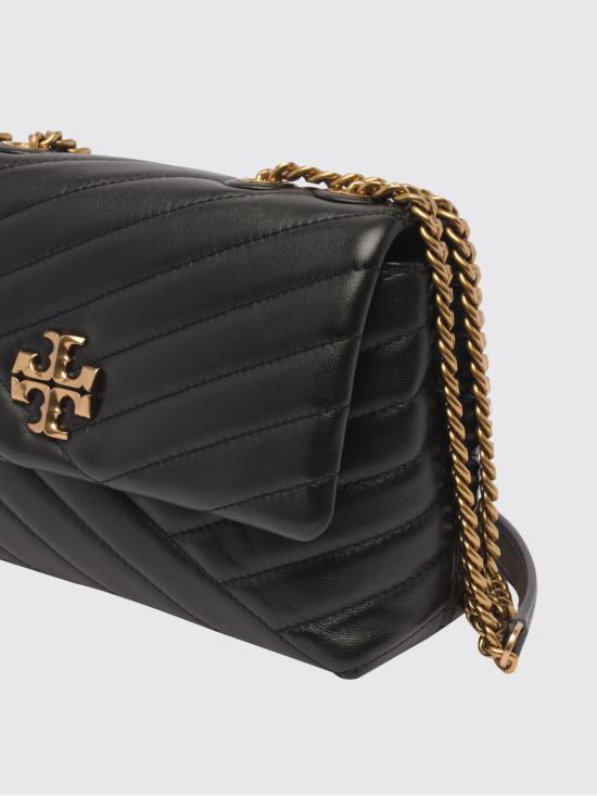 26SS 토리버치 키라 쉐브론 스몰 컨버터블 숄더백 90452 001 Black - TORY BURCH