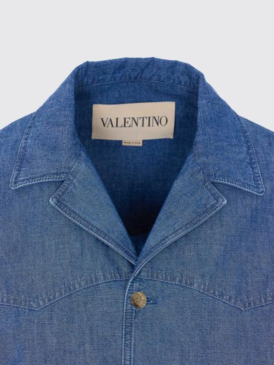 26SS 발렌티노 가라바니 반팔 셔츠 DBF20AL4 558 Blue - VALENTINO GARAVANI