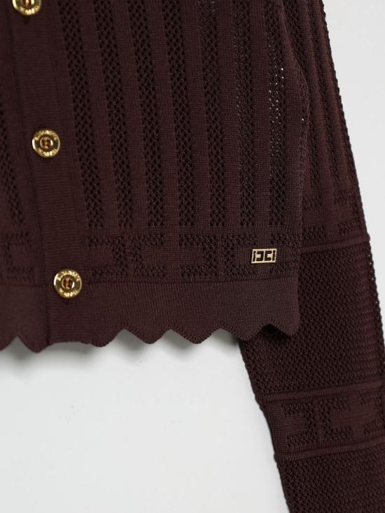 26SS [키즈] 엘리자베타프랜치 풀오버 EFMA191CFL109 6028 Brown - ELISABETTA FRANCHI