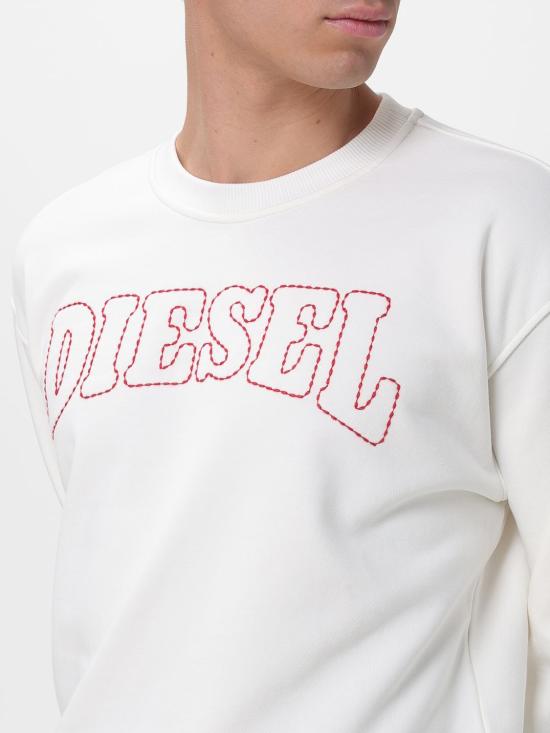 26SS 디젤 긴팔 티셔츠 A209790BMBJ 141 White - DIESEL