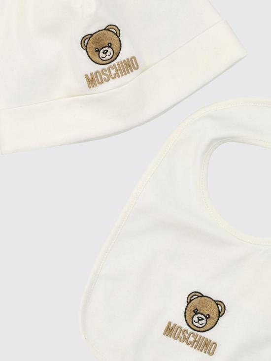 26SS [키즈] 모스키노 모자 MRY03ELAA23 10063 White - MOSCHINO