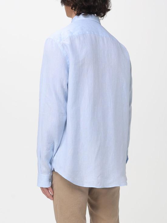 26SS 엠포리오 아르마니 긴팔 셔츠 EM000099TE10157 O9002 Gnawed Blue - EMPORIO ARMANI