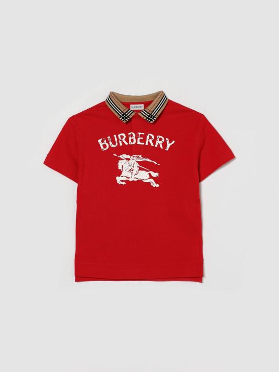 26SS [키즈] 버버리 폴로 셔츠 8117354 B7308 Red