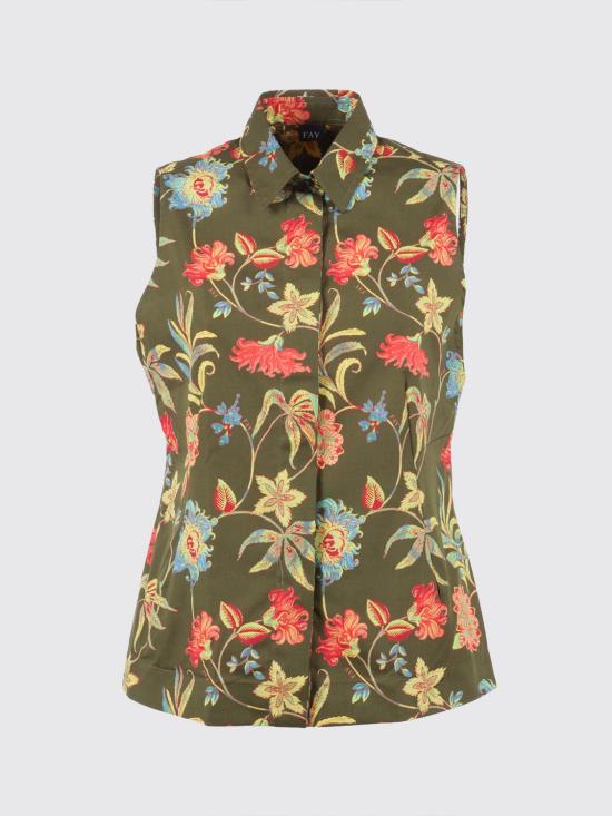 26SS 페이 셔츠 NCWA4525750ZGH V613 Green - FAY