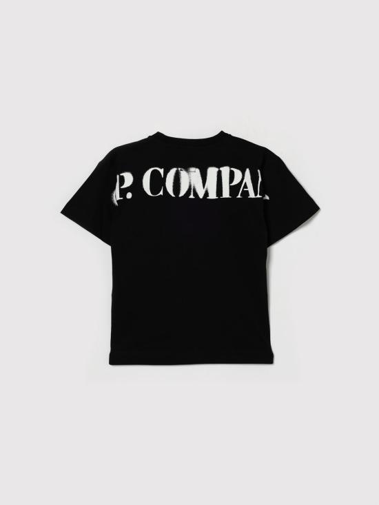 26SS [키즈] 씨피 컴퍼니 티셔츠 CUM00WLAA17 60100 Black - C.P. COMPANY
