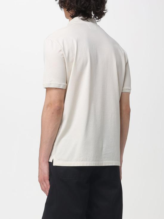 26SS 씨피 컴퍼니 폴로 티셔츠 20CMPL115A006374G 114 Natural - C.P. COMPANY