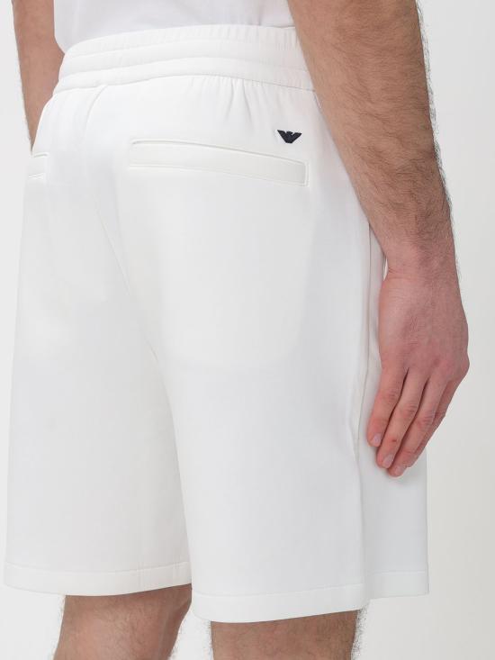 26SS 엠포리오 아르마니 숏팬츠 EM004544AF10013 U0003 White - EMPORIO ARMANI