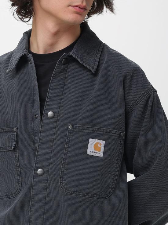 26SS 칼하트 WIP 패리시 셔츠 I036485 3IY06 Charcoal - CARHARTT WIP
