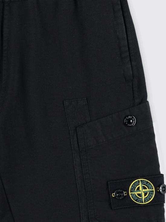 26SS [키즈] 스톤 아일랜드 쇼츠/버뮤다 6200008S0040 V0029 Black - STONE ISLAND
