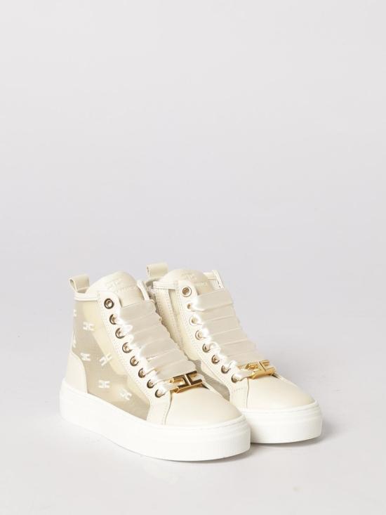 26SS [키즈] 엘리자베타프랜치 스니커즈 F4A9E05361922 698 Butter - ELISABETTA FRANCHI