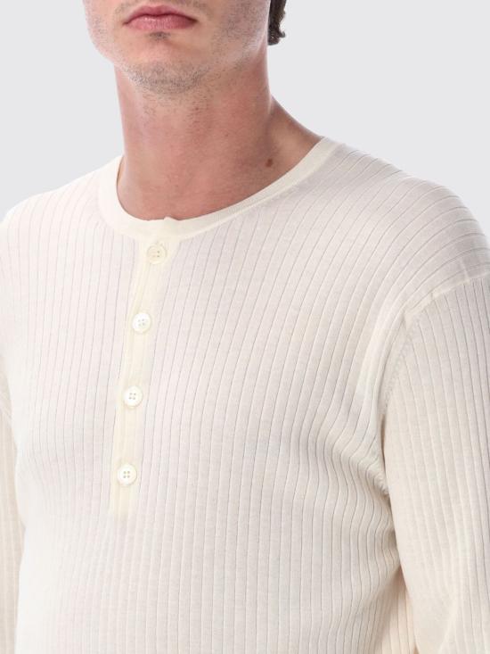 26SS 아워레가시 파인 헨리 코튼 티셔츠 M2263FI White - OUR LEGACY