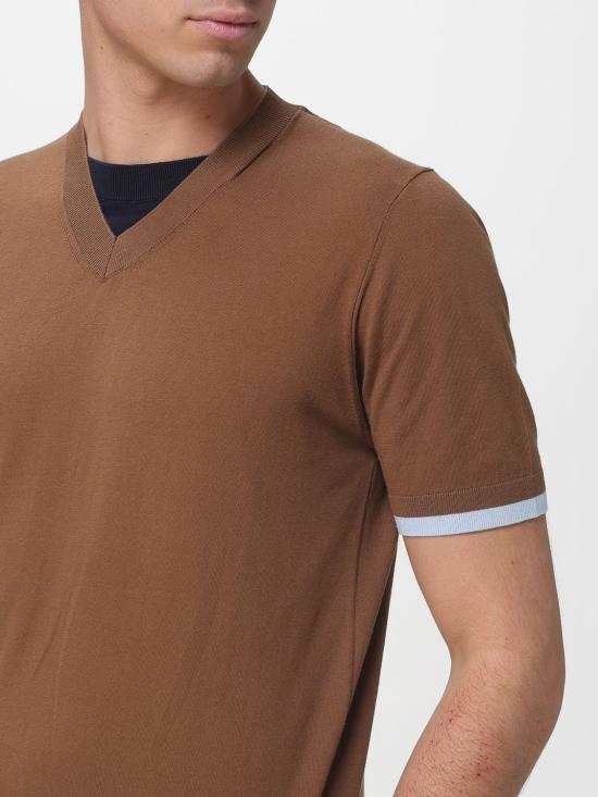 26SS 파올로페코라 스웨터 A014F100 1181 Brown - PAOLO PECORA