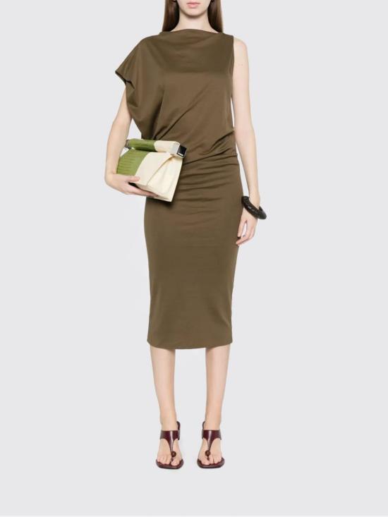 26SS 자크뮈스 롱 원피스 26EDRW00811AJ00260 580 Green - JACQUEMUS