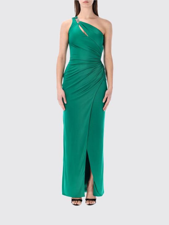 26SS 베르사체 롱 원피스 10226121A12497 1GQ50 Green