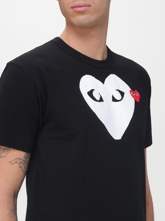 26SS 꼼데가르송 반팔 티셔츠 AXT116051 1 Black - COMME DES GARCONS