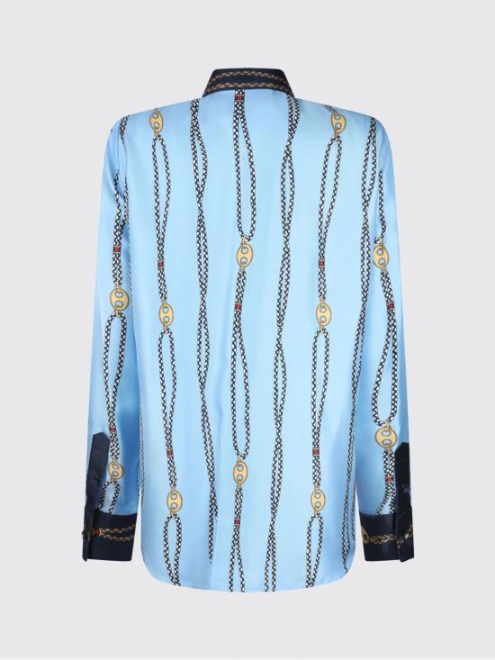 26SS 구찌 셔츠 856109ZAUK5 4061 Gnawed Blue - GUCCI