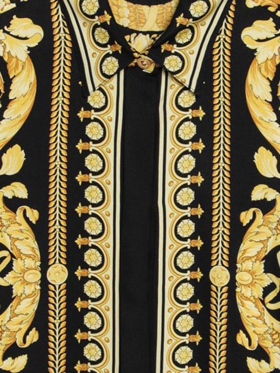 26SS 베르사체 셔츠 10013601A10193 5B000 Black - VERSACE