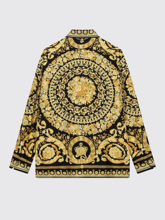 26SS 베르사체 셔츠 10013601A10193 5B000 Black - VERSACE