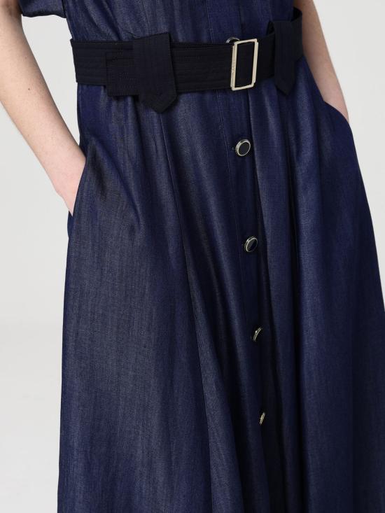 26SS 리우조 롱 원피스 UA6315D0335 77000 Navy - LIU JO