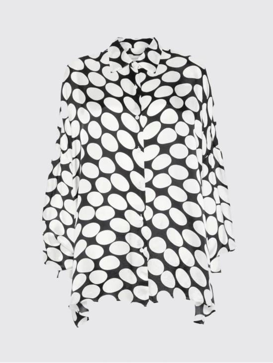 26SS 드리스 반 노튼 블라우스 2610107003017 900 White - DRIES VAN NOTEN