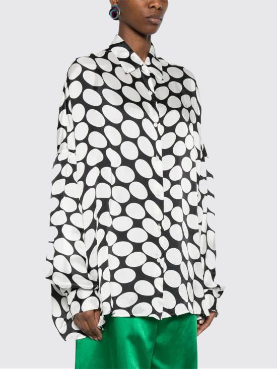 26SS 드리스 반 노튼 블라우스 2610107003017 900 White - DRIES VAN NOTEN