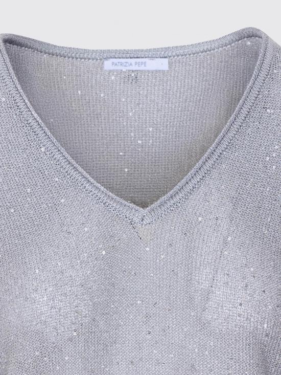 26SS 파트리지아페페 스웨터 8K0403K319 S766 Silver - PATRIZIA PEPE