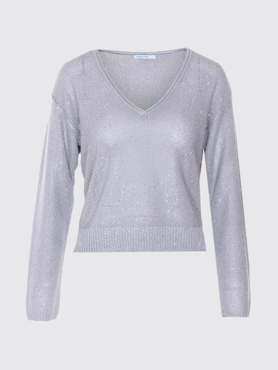 26SS 파트리지아페페 스웨터 8K0403K319 S766 Silver - PATRIZIA PEPE