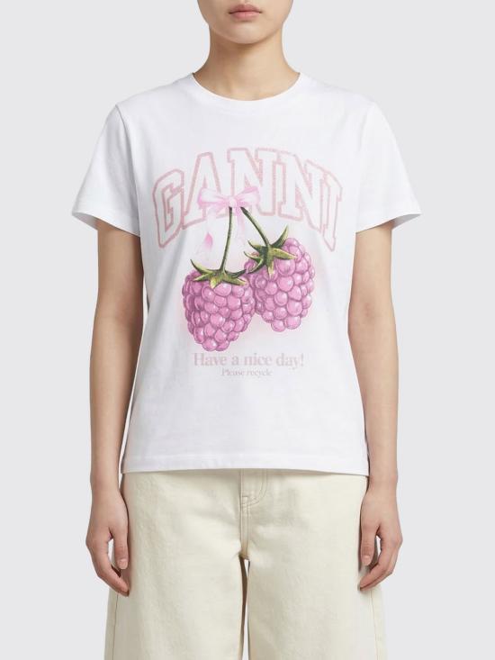 26SS 가니 반팔 티셔츠 A1050185 151 White