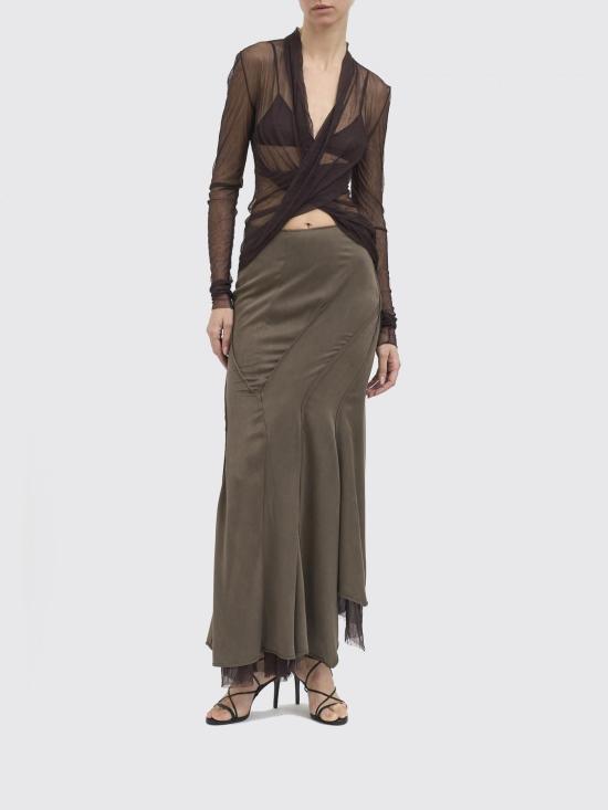 26SS 예후아판 롱 스커트 N10100 GREYBROWN Grey - YEHUAFAN