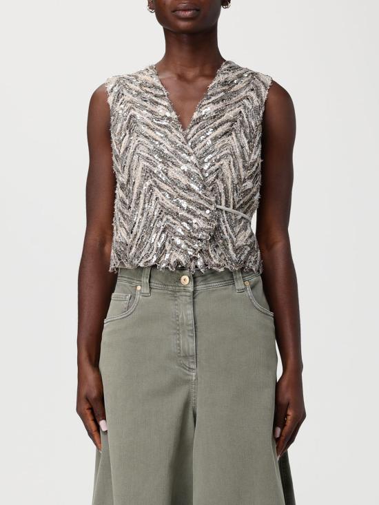 26SS 브루넬로 쿠치넬리 베스트 MCWR07606 CJ13 Brown