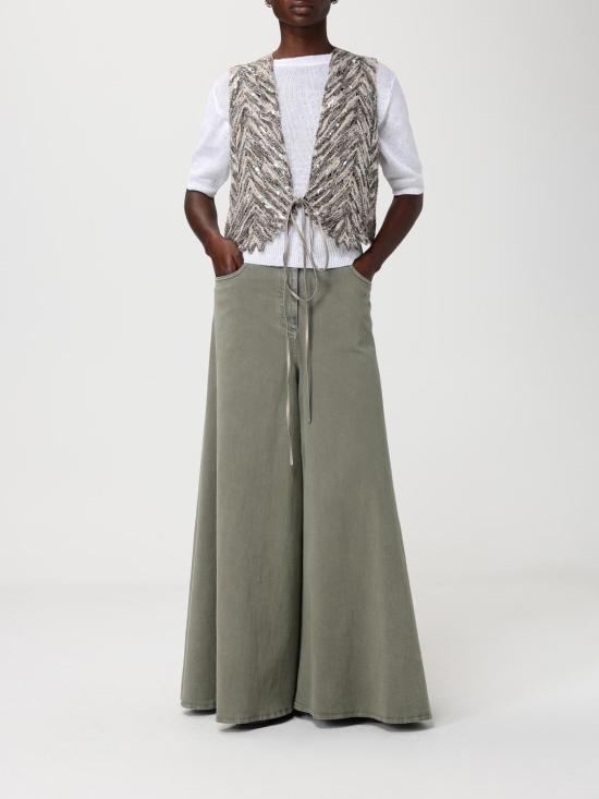 26SS 브루넬로 쿠치넬리 베스트 MCWR07606 CJ13 Brown - BRUNELLO CUCINELLI