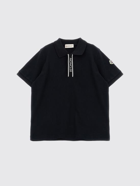 26SS [키즈] 몽클레어 폴로 셔츠 8A000118496W 999 Black