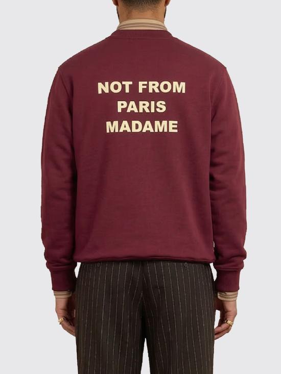 26SS 드롤드무슈 긴팔 티셔츠 KSW148CO127 DARK Red - DROLE DE MONSIEUR