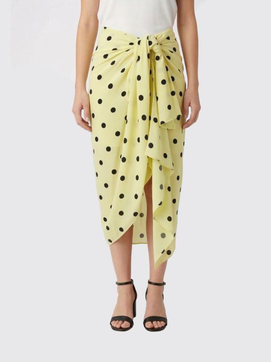 26SS 스포트막스 롱 스커트 2612101012600 002 Yellow