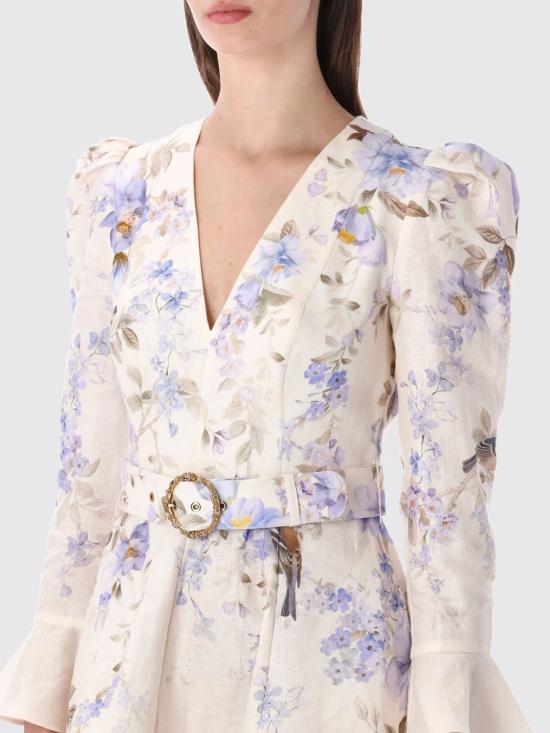 26SS 짐머만 롱 원피스 8637DS261 BLSO Blue - ZIMMERMANN