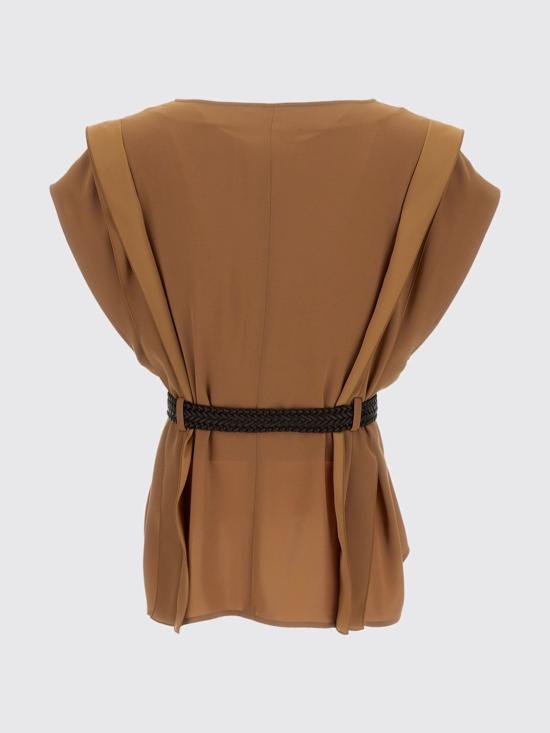 26SS 막스마라 민소매 티셔츠 2611191032600 006 Brown - MAX MARA