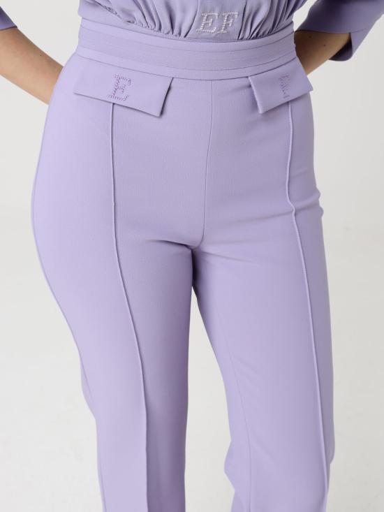 26SS 엘리자베타프랜치 스트레이트 팬츠 PA17161E2 EV7 Lilac - ELISABETTA FRANCHI