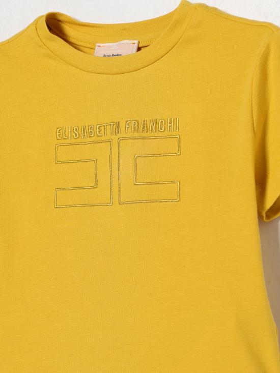 26SS [키즈] 엘리자베타프랜치 티셔츠 EGTS1060JE006 2033 Yellow - ELISABETTA FRANCHI