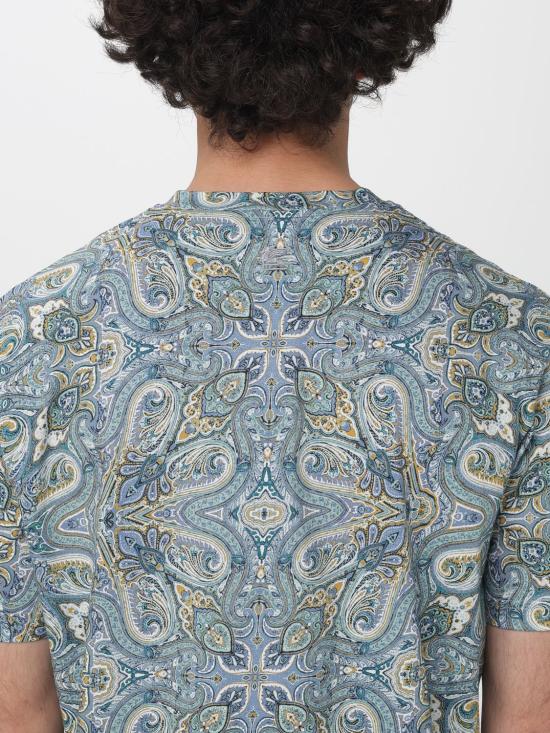 26SS 에트로 반팔 티셔츠 MRMA0002AKI10 X0890 Green - ETRO