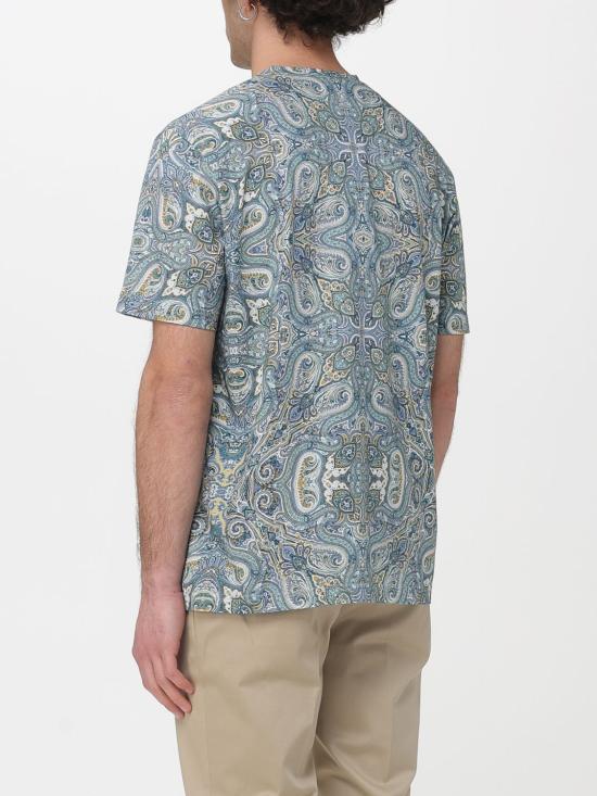 26SS 에트로 반팔 티셔츠 MRMA0002AKI10 X0890 Green - ETRO