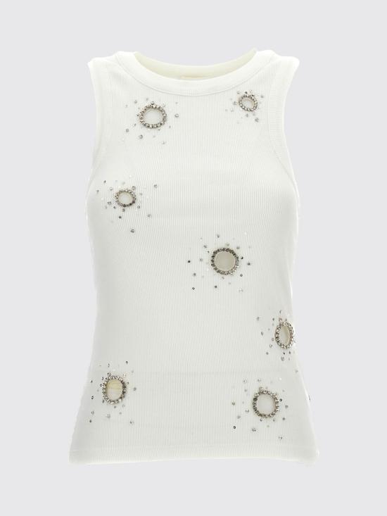 26SS 데 펨메스 민소매 티셔츠 D101JH D0101 White - DES PHEMMES