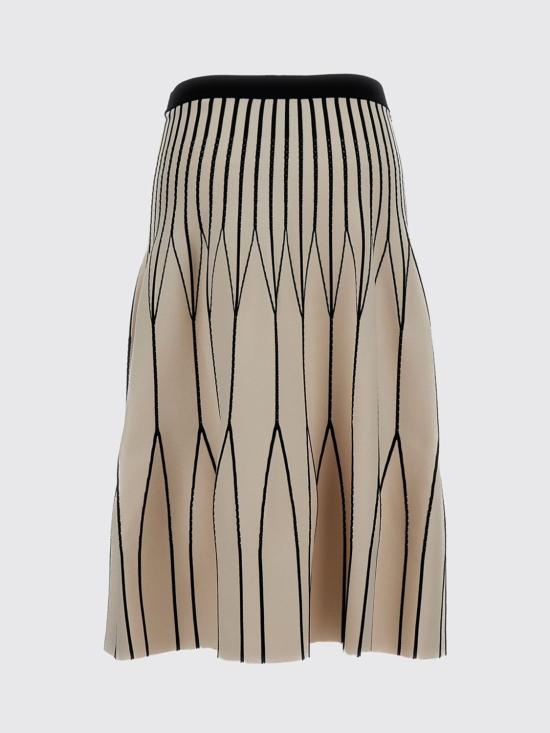 26SS 엘리자베타프랜치 미디 스커트 GK31S62E2 E84 Beige - ELISABETTA FRANCHI