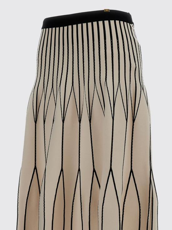 26SS 엘리자베타프랜치 미디 스커트 GK31S62E2 E84 Beige - ELISABETTA FRANCHI