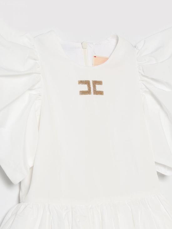 26SS [키즈] 엘리자베타프랜치 원피스 EFAB6540TV033 0115 Ivory - ELISABETTA FRANCHI