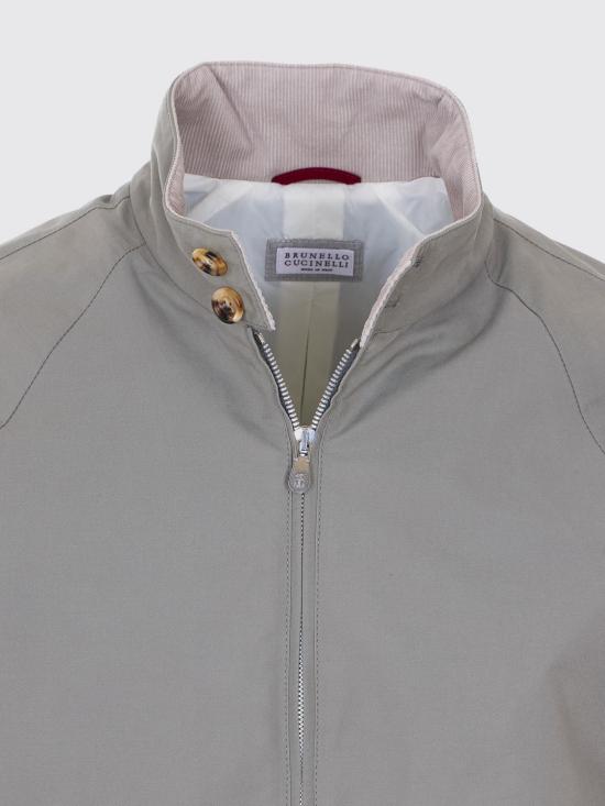 26SS 브루넬로 쿠치넬리 개버딘 블루종 재킷 MY4196583 CXA70 Green - BRUNELLO CUCINELLI