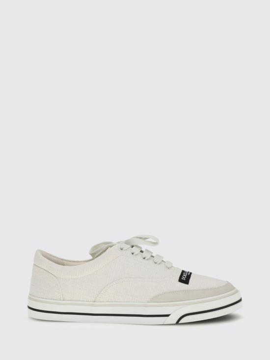 26SS 돌체앤가바나 DG 세일링 린넨 스니커즈 CS2399A0332 8D175 White