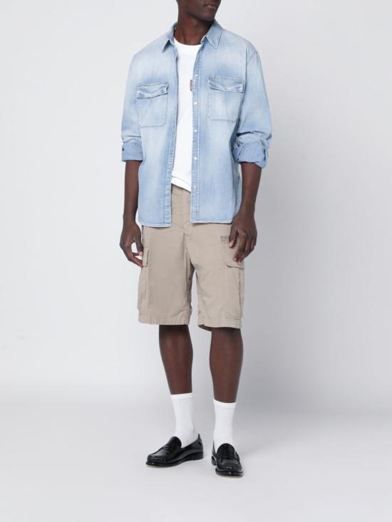 26SS 디스퀘어드2 데님 셔츠 S74DM0987S30341 470 Navy - DSQUARED2