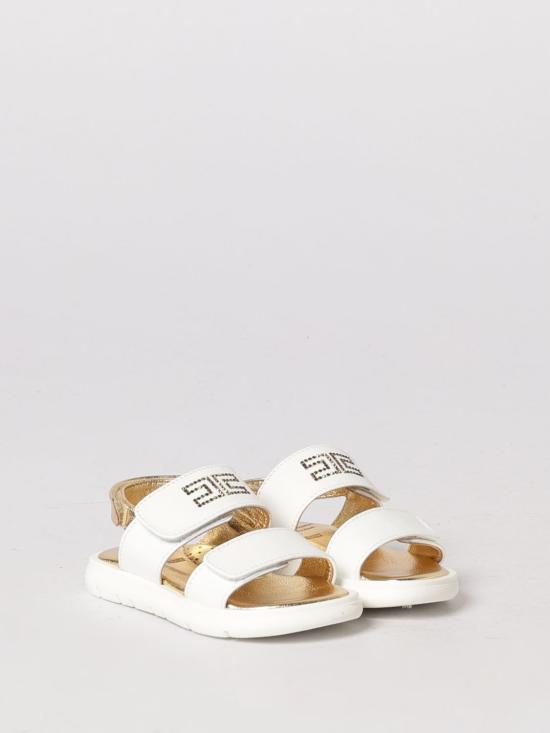 26SS [키즈] 엘리자베타프랜치 샌들 F1A2E05500092 B093 White - ELISABETTA FRANCHI