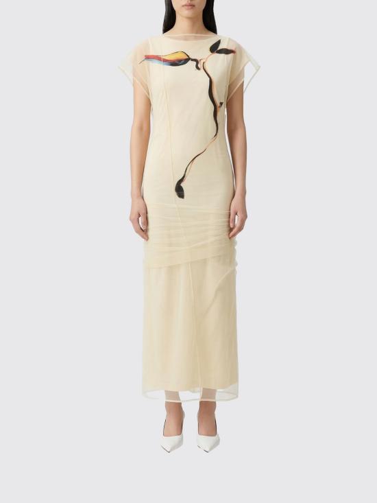 26SS 스포트막스 롱 원피스 2612621093600 001 Yellow